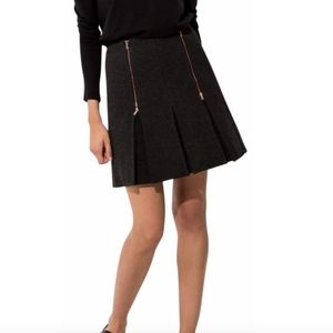 Kit And Ace Elina Pleated Skirt Above Knee